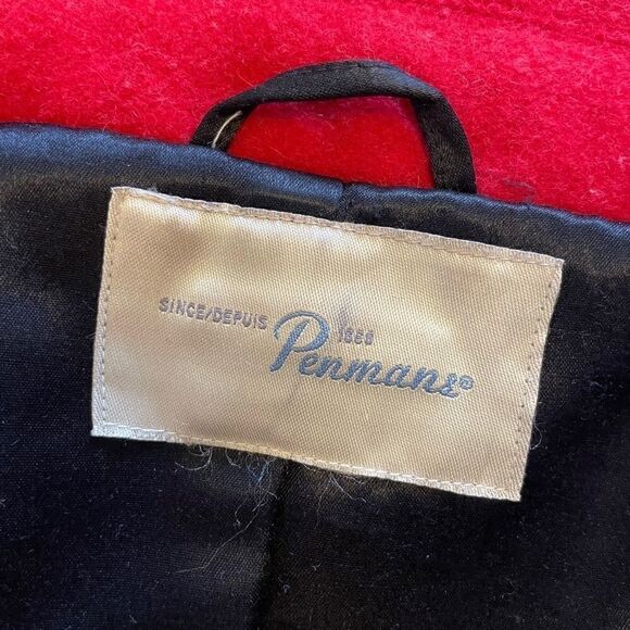 Vintage Penman's wool blend duffle coat with zipper and removable hood M/L - Picture 7 of 10